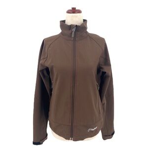 Cloudveil Jackson Wyoming Lightweight Brown Zip Up Jacket Small